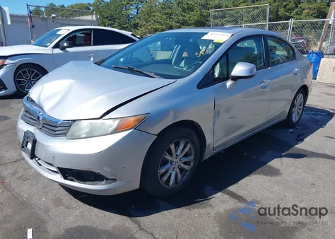 2012 Honda Civic Ex z USA, uszkodzony, nr VIN 2HGFB2F89CH304328